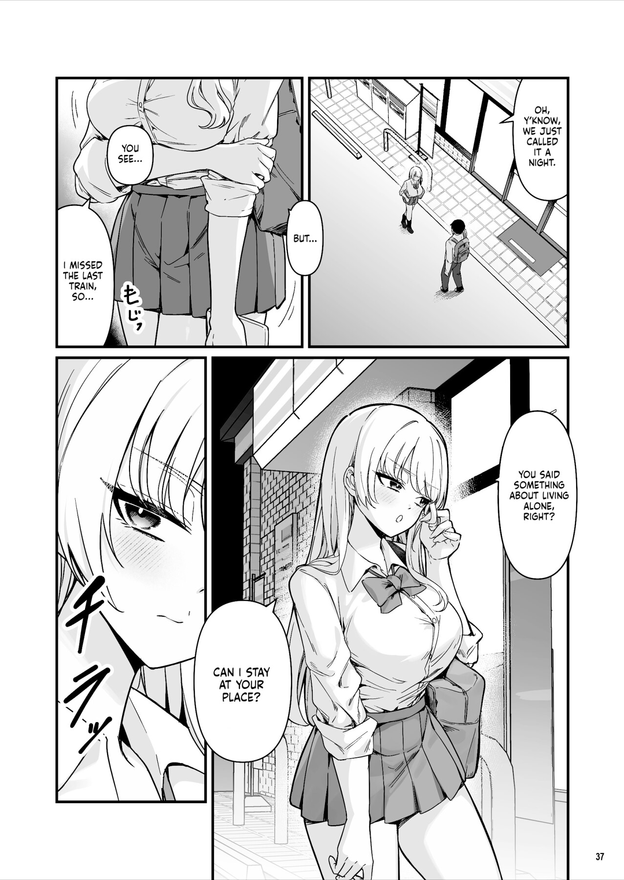 Hentai Manga Comic-I Had Wild Sex with a Taken Busty Gyaru Part-Timer!-Read-37